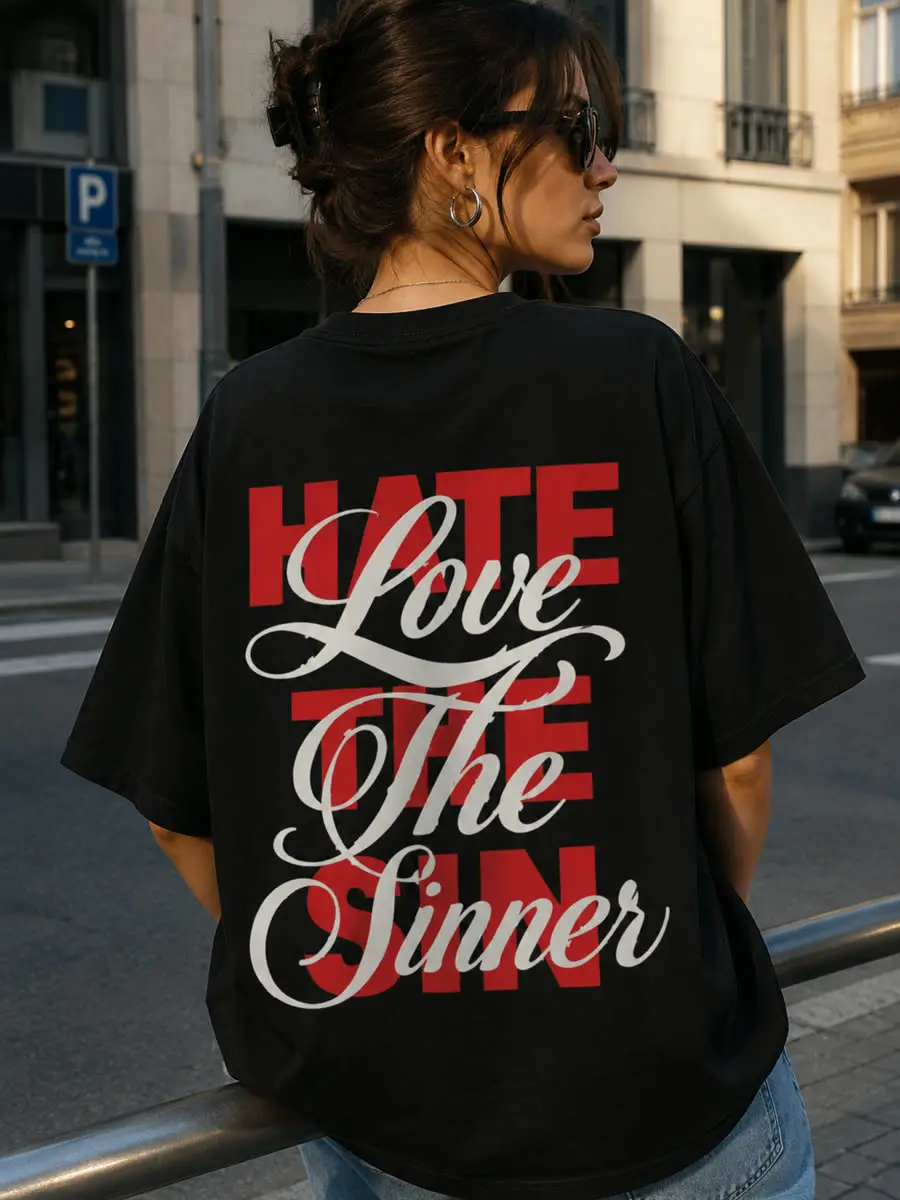FLUX ATTIRE one sinner — oversized streetwear